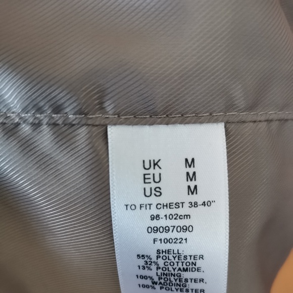 ASOS WHITE boxy puffer jacket with concealed hood (M) - Picture 11 of 15